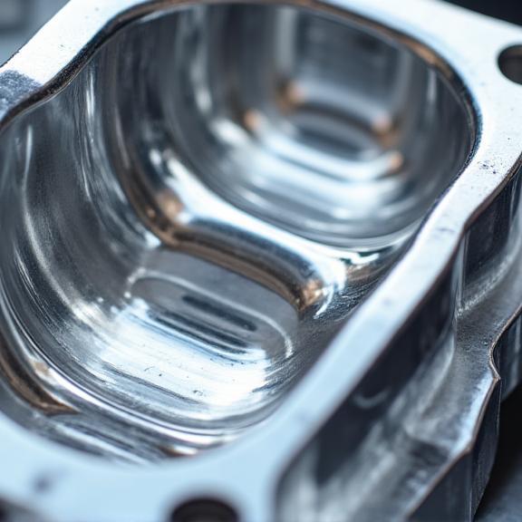 The same injection mold with a flawless mirror-polish finish